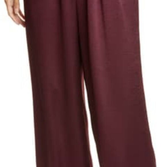 Kate Spade Candied Fig Satin Pant Maroon - Picture 3 of 8